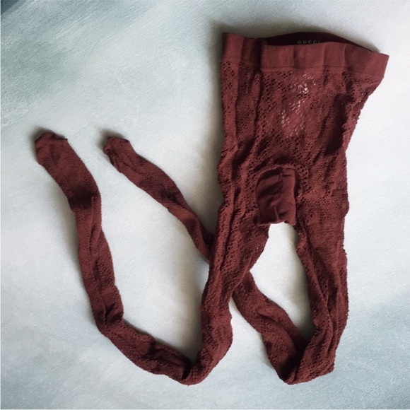 Authentic Gucci Python Lace Tights NWT - Picture 3 of 7
